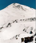 Mount Elbrus in Russia - highest summit in Europe
