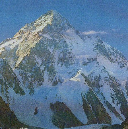 K2 in the Karakorum Region of Pakistan - the world's second highest mountain