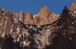 Mount Whitney in California - highest summit in the contiguous states of the USA
