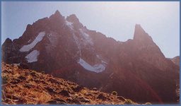 Mount Kenya - highest summit in Kenya and second highest in Africa