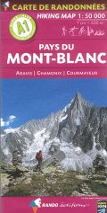Mont Blanc Hiking Map