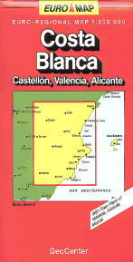 Costa Blanca, Castellon, Valencia & Alicante - Map